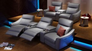 Home Cinema Seating with Massage Features